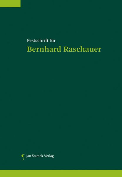 Produktbild: Festschrift f&uuml;r Bernhard Raschauer