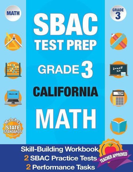 Produktbild: Sbac Test Prep Grade 3 California Math