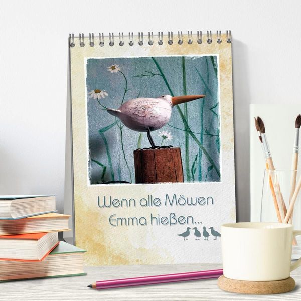 Produktbild: Wenn alle M&ouml;wen Emma hie&szlig;en... (Tischkalender 2027 DIN A5 hoch), CALVENDO Monatskalender