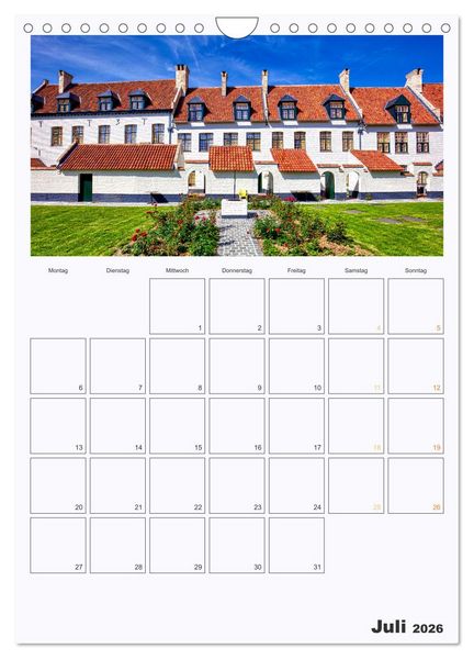 Produktbild: Flandern - Grafschaft in Belgien (Wandkalender 2026 DIN A4 hoch), CALVENDO Monatskalender