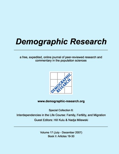 Demographic Research, Volume 17: Book II, Taschenbuch von , BoD – Books on Demand, 9783837031966