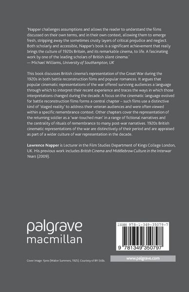 Produktbild: The Great War in Popular British Cinema of the 1920s