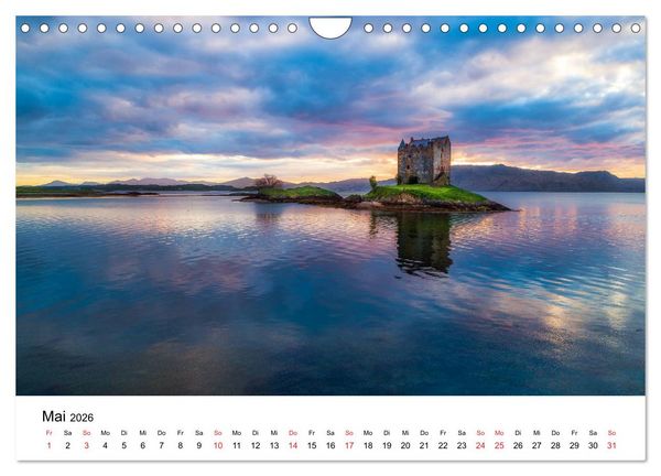 Produktbild: North Coast 500 - Schottlands Traumstra&szlig;e (Wandkalender 2026 DIN A4 quer), CALVENDO Monatskalender
