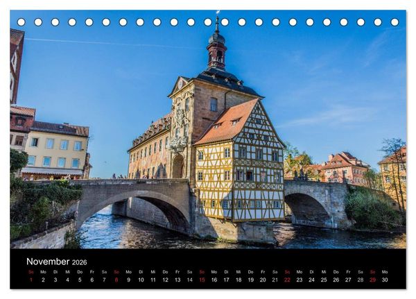 Produktbild: Malerisches Frankenland (Tischkalender 2026 DIN A5 quer), CALVENDO Monatskalender