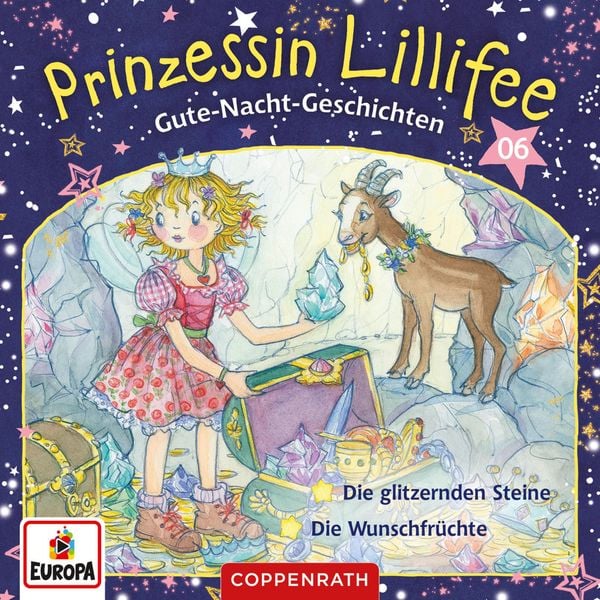 Produktbild: Gute-Nacht-Geschichten Folge 11+12: Die glitzernden Steine / Die Wunschfrüchte