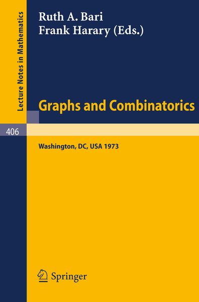 Produktbild: Graphs and Combinatorics
