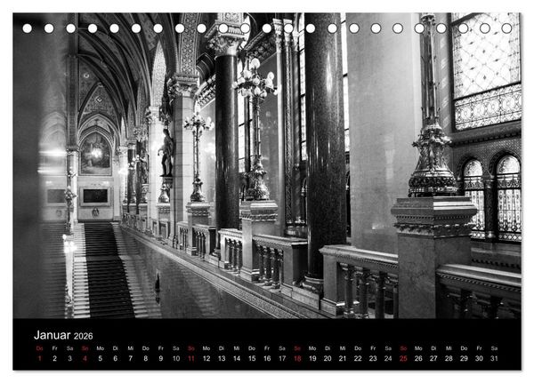 Produktbild: Budapest einfach liebenswert (Tischkalender 2026 DIN A5 quer), CALVENDO Monatskalender