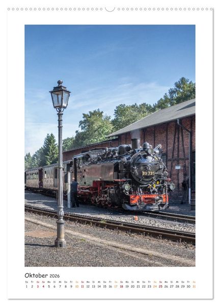 Produktbild: Faszination Museumsbahn (hochwertiger Premium Wandkalender 2026 DIN A2 hoch), Kunstdruck in Hochglanz