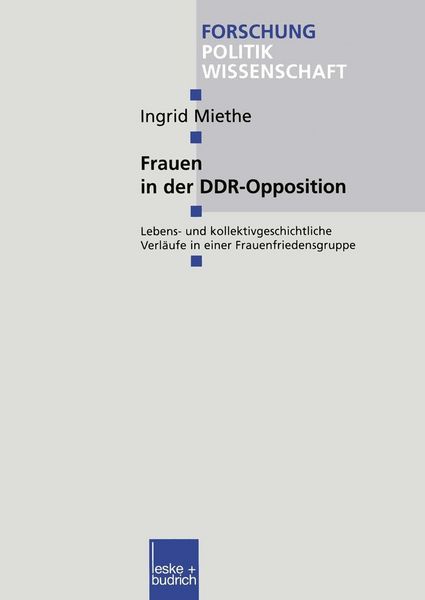 Produktbild: Frauen in der DDR-Opposition