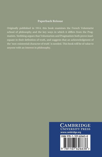 Produktbild: Pragmatism and French Voluntarism