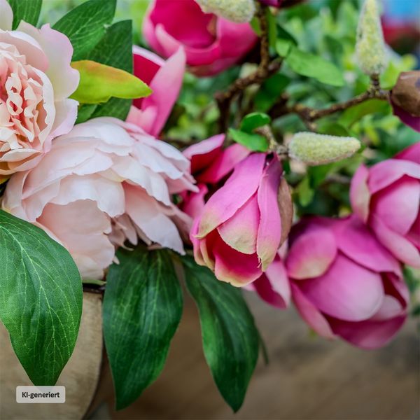 Produktbild: HTI-Living Pfingstrose 23 cm Kunstblume Flora Pfingstrose 23 cm Kunstblume Flora