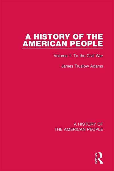 Produktbild: A History of the American People