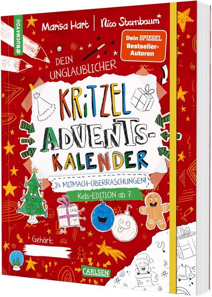Produktbild: #buch4you: Kritzel-Mitmach-Adventskalender