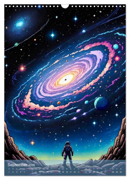 Produktbild: Weltraumtr&auml;ume (Wandkalender 2026 DIN A3 hoch), CALVENDO Monatskalender