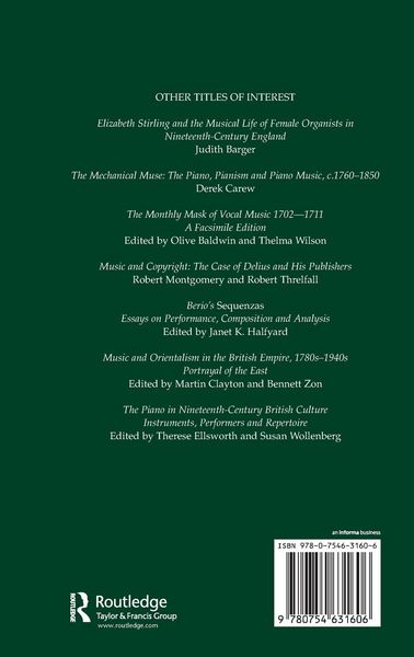 Produktbild: Music in the British Provinces, 1690-1914