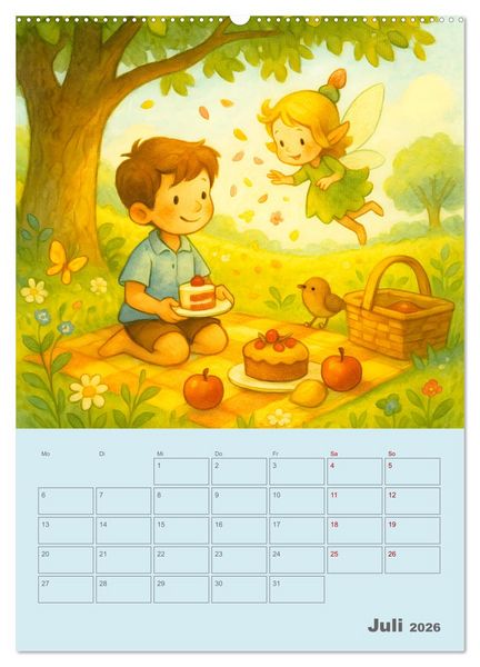 Produktbild: Tari und Tili (Wandkalender 2026 DIN A2 hoch), CALVENDO Monatskalender