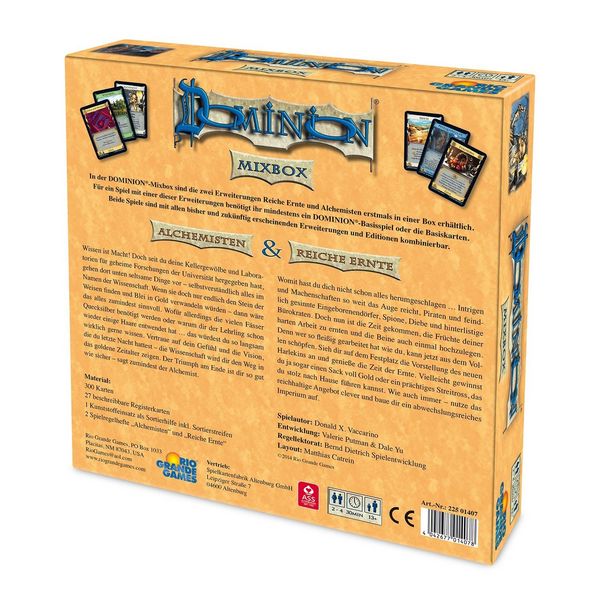 Produktbild: Dominion&reg; Erweiterung Mixbox (Alchemisten & Reiche Ernte)