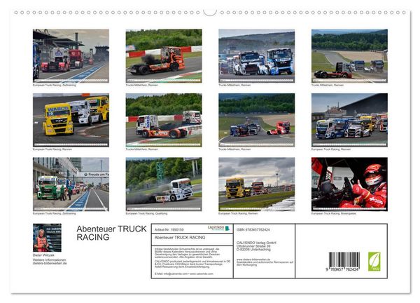 Produktbild: Abenteuer TRUCK RACING (hochwertiger Premium Wandkalender 2026 DIN A2 quer), Kunstdruck in Hochglanz