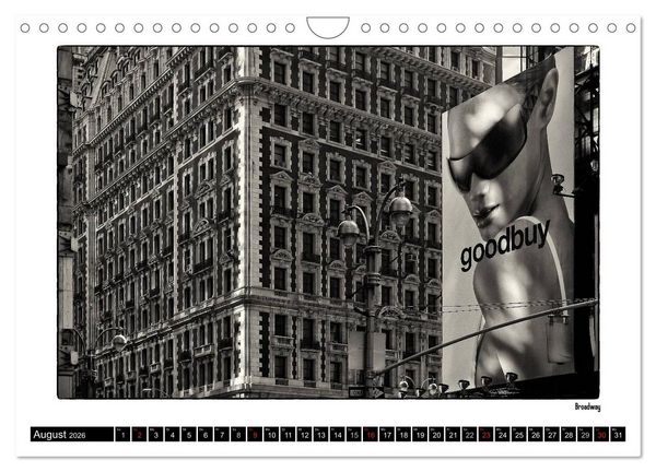 Produktbild: Manhattan Memories - Erinnerungen an New York (Wandkalender 2026 DIN A4 quer), CALVENDO Monatskalender