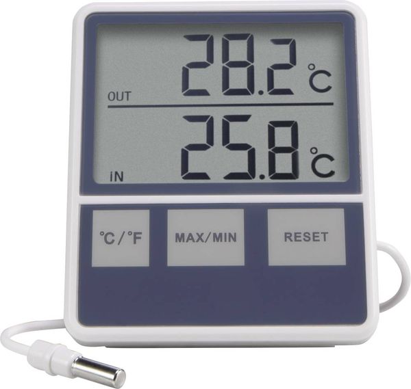 Produktbild: Kabelgebundenes Thermometer Wei&szlig; 1015