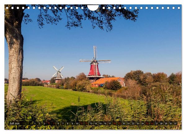 Produktbild: KRUMMH&Ouml;RN Achtzehn Warfend&ouml;rfer plus ein Fischerdorf (Wandkalender 2026 DIN A4 quer), CALVENDO Monatskalender