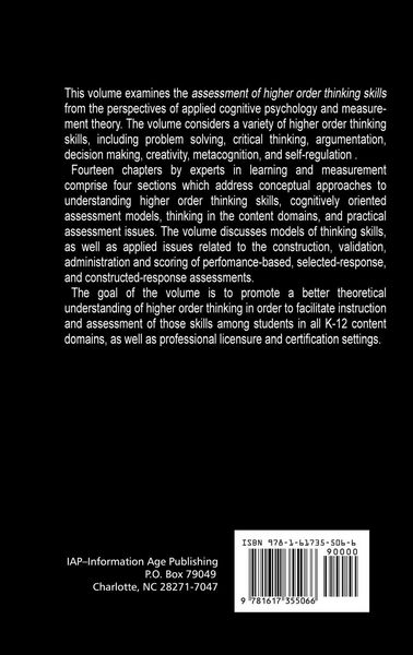 Produktbild: Assessment of Higher Order Thinking Skills (Hc)