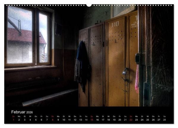 Produktbild: Verlassene Orte - Die Lokomotivwerkstatt (Wandkalender 2026 DIN A2 quer), CALVENDO Monatskalender