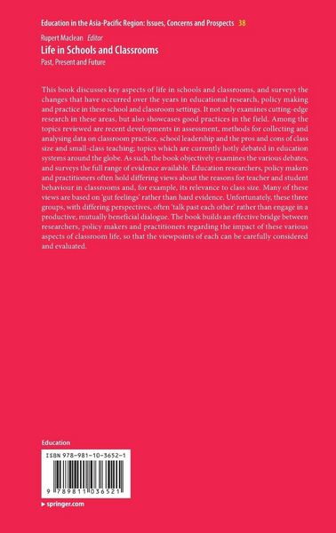 Produktbild: Life in Schools and Classrooms