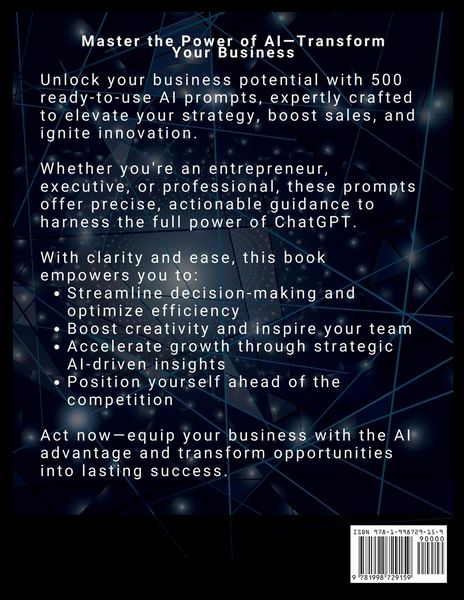 Produktbild: MASTERY 500 AI Prompts for Business Success