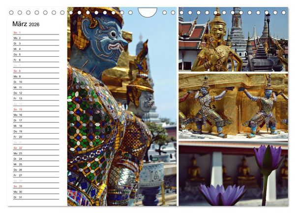 Produktbild: Das bunte Leben in Thailand (Wandkalender 2026 DIN A4 quer), CALVENDO Monatskalender