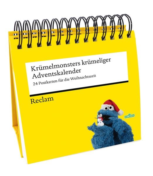 Produktbild: Kr&uuml;melmonsters kr&uuml;meliger Adventskalender. 24 Postkarten f&uuml;r die Weihnachtszeit (Advents-Postkartenaufsteller)