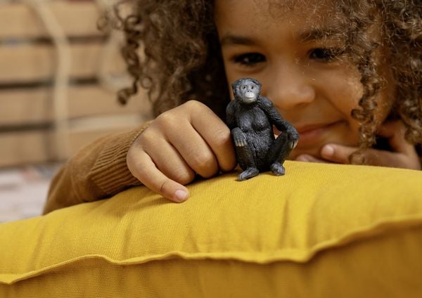 Produktbild: schleich&reg; 14875 - Wild Life, Bonobo Weibchen, Affe, Tierfigur, H&ouml;he: 6 cm