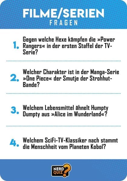 Produktbild: Nerd Quiz - das Kartenspiel