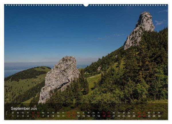Produktbild: Naturerlebnis Aschau (Wandkalender 2026 DIN A2 quer), CALVENDO Monatskalender