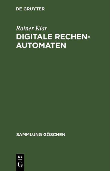 Produktbild: Digitale Rechenautomaten