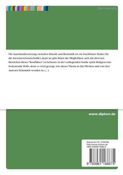 Produktbild: Zwischen Heidentum und Christenheit. Die Inszenierung einer Opposition in Eichendorffs Novelle Das Marmorbild
