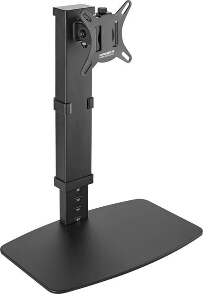 Produktbild: SpeaKa Professional SP-TMS-200 Monitor-Standfu&szlig; 1 Display(s) 43,2 cm (17") - 81,3 cm (32") Schwarz H&ouml;henverstellbar, Neigbar, Schwenkbar