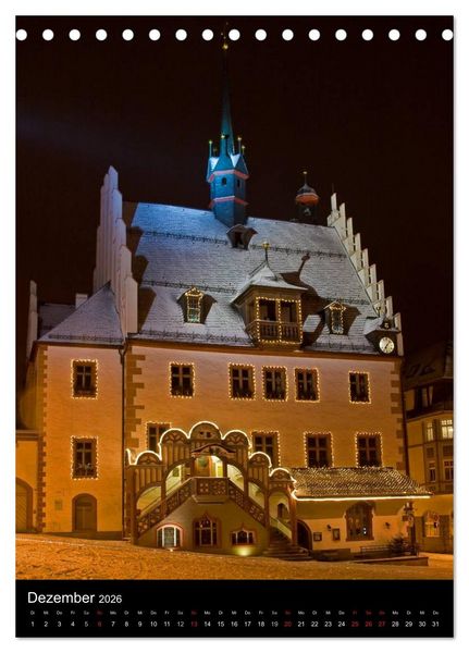 Produktbild: P&ouml;&szlig;neck - meine Stadt (Tischkalender 2026 DIN A5 hoch), CALVENDO Monatskalender