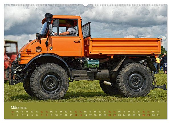 Produktbild: Ein Mythos mit Stern - das Universalmotorger&auml;t (hochwertiger Premium Wandkalender 2026 DIN A2 quer), Kunstdruck in Hochglanz