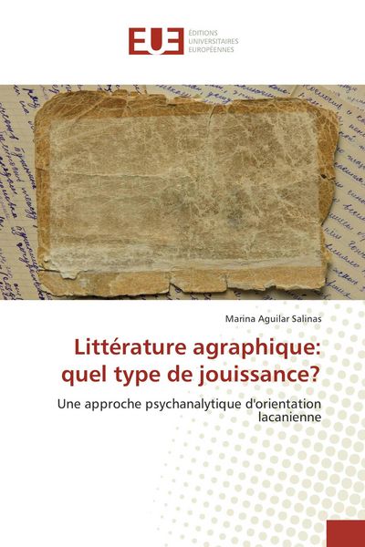 Produktbild: Litt&eacute;rature agraphique: quel type de jouissance?