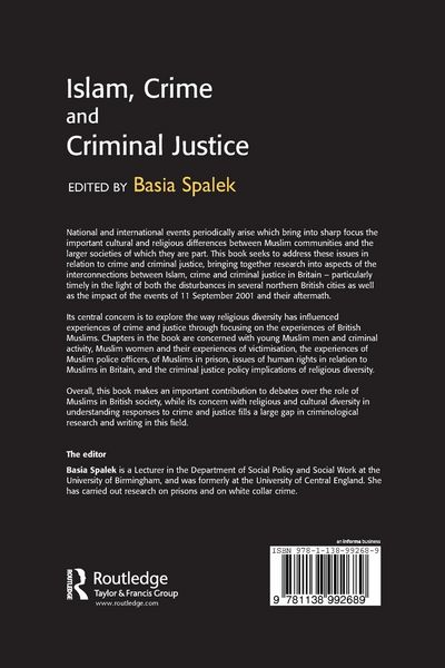 Produktbild: Islam, Crime and Criminal Justice
