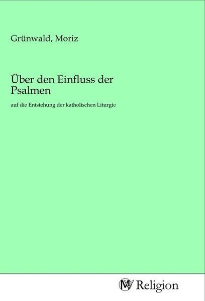 Produktbild: &Uuml;ber den Einfluss der Psalmen
