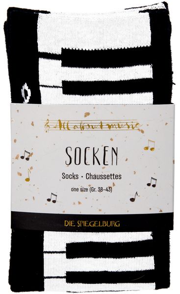 Produktbild: Socken - All about music (one size/Gr.38-43), sort.i.D.