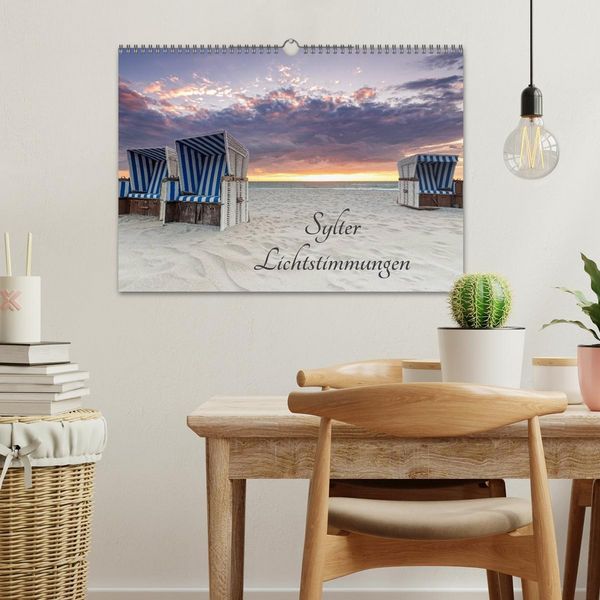 Produktbild: Sylter Lichtstimmungen (Wandkalender 2026 DIN A3 quer), CALVENDO Monatskalender