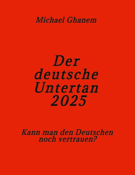 Produktbild: Der deutsche Untertan 2025