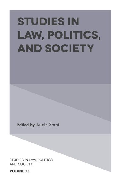 Produktbild: Studies in Law, Politics, and Society