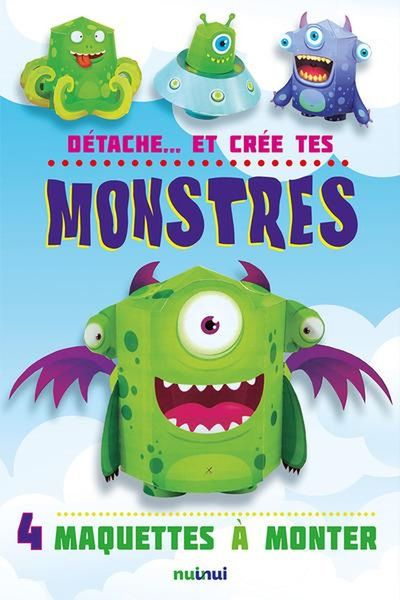 Produktbild: D&eacute;tache... et cr&eacute;e tes monstres : 4 maquettes &agrave; monter