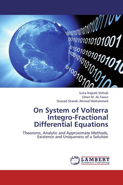 Produktbild: On System of Volterra Integro-Fractional Differential Equations
