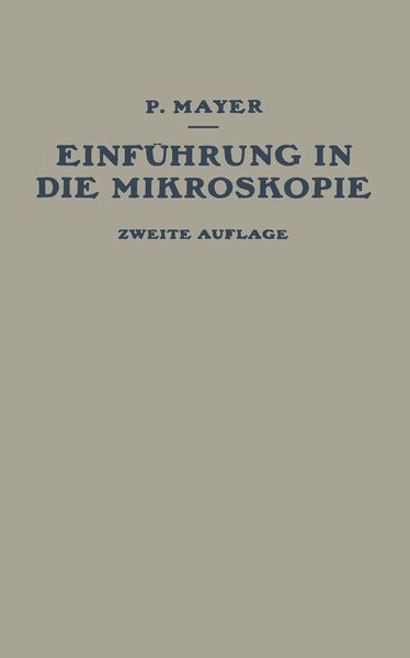 Produktbild: Einf&uuml;hrung in die Mikroskopie