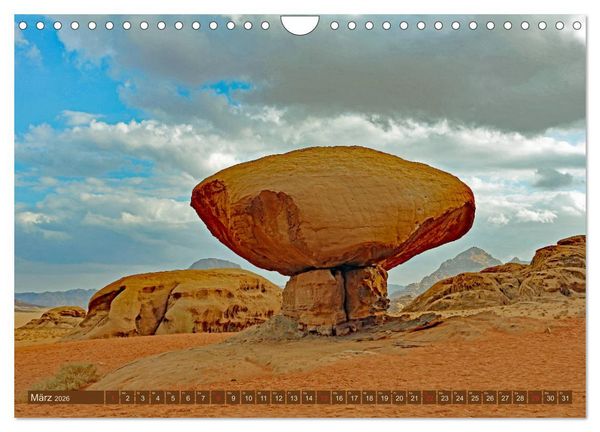 Produktbild: Die W&uuml;ste Wadi Rum (Wandkalender 2026 DIN A4 quer), CALVENDO Monatskalender